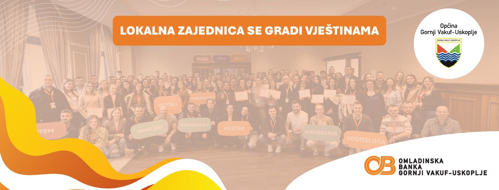 OMLADINSKA BANKA GORNJI VAKUF-USKOPLJE – POZIV ZA PLAVE GRANTOVE